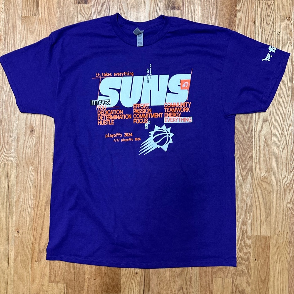 Phoenix Suns “It Takes Everything” 2024 Playoff Shirt Men’s XL
